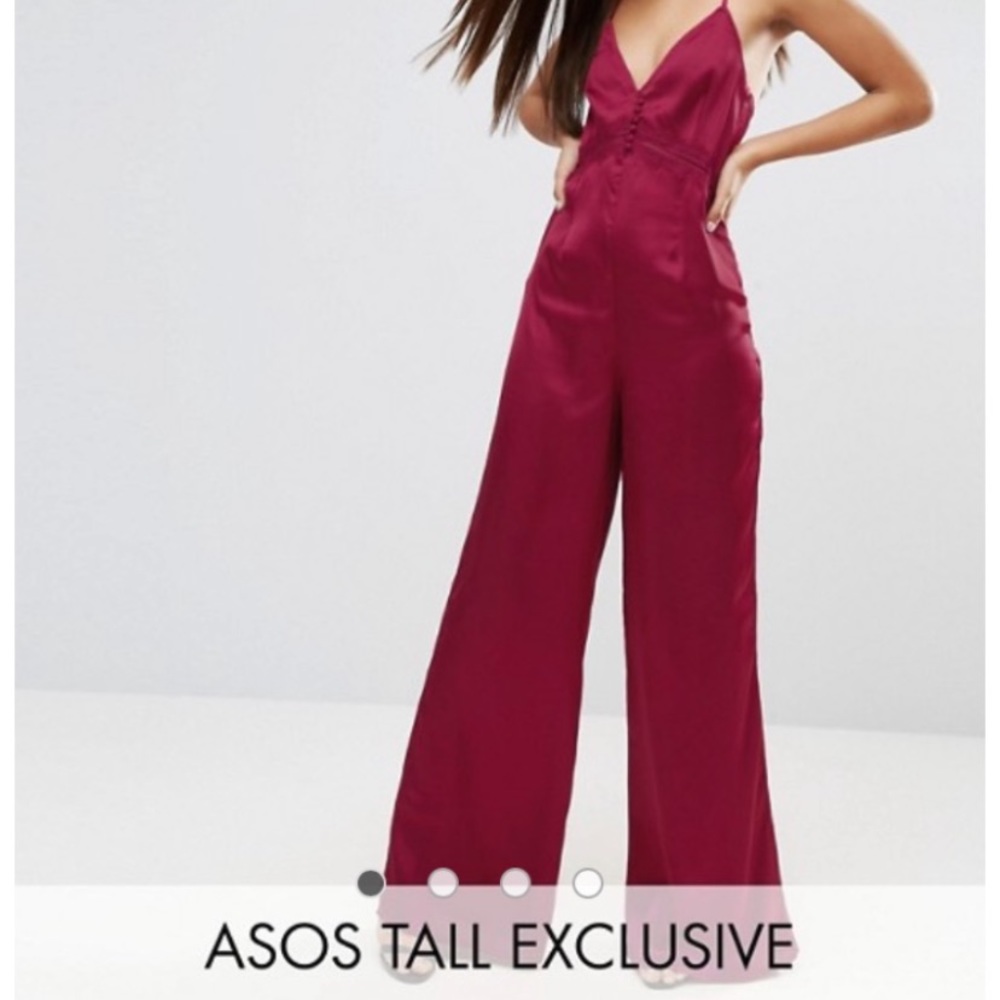 Sexy Red ASOS Tall Jumpsuit